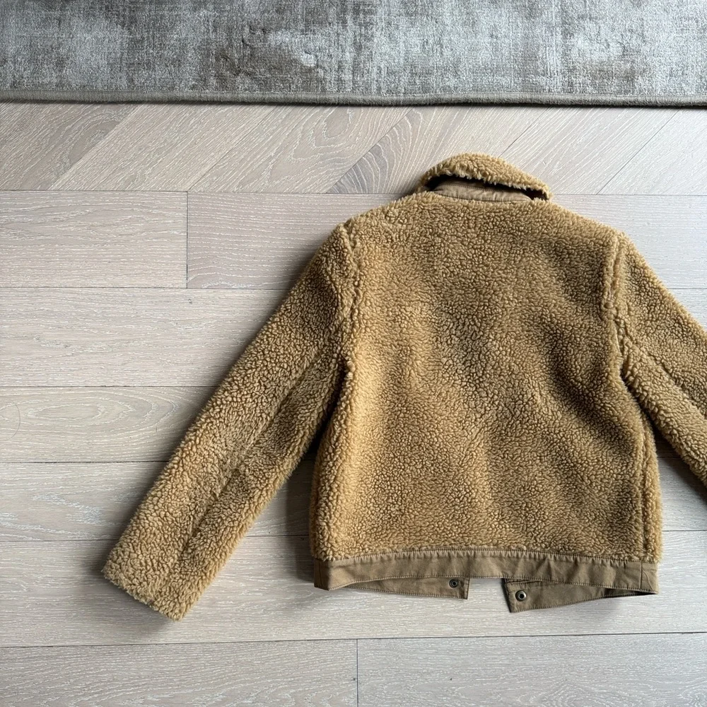 Madewell Brown Sherpa-Lined Jacket - Picture 7 of 8